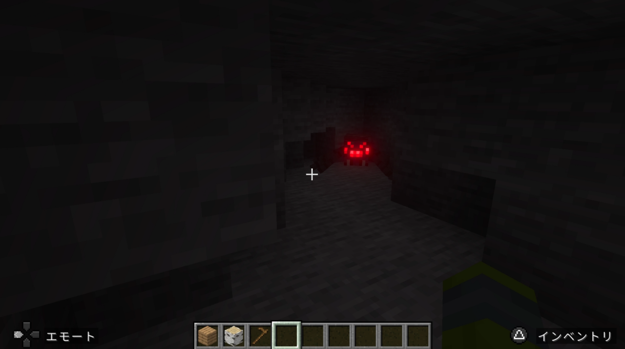 あそこにいるのはクモ!?