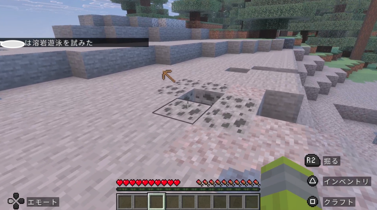 木のツルハシだけ‥