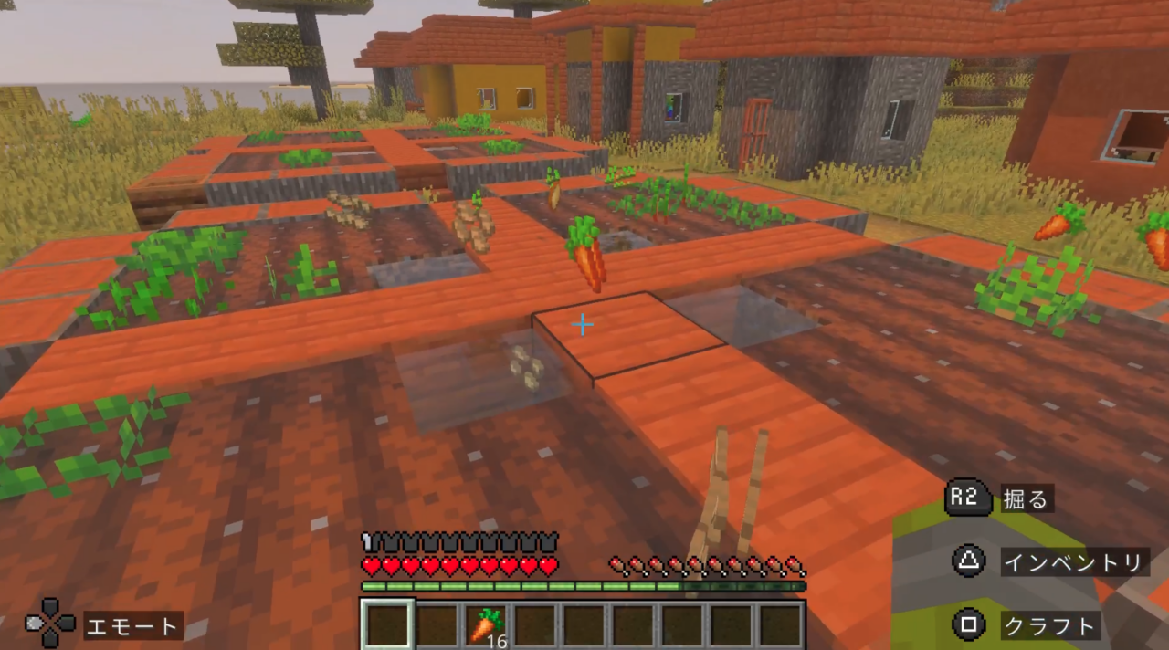 一瞬で惨状になった一行の畑